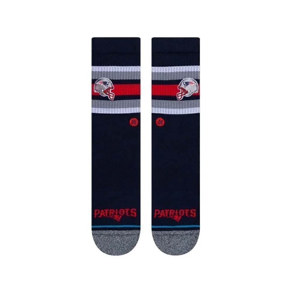Stance NFL New England Patriots Field Crew Socks L